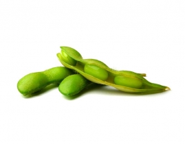 
Варенные соевые зеленые бобы Эдамаме / Edamame boiled green soy beans
